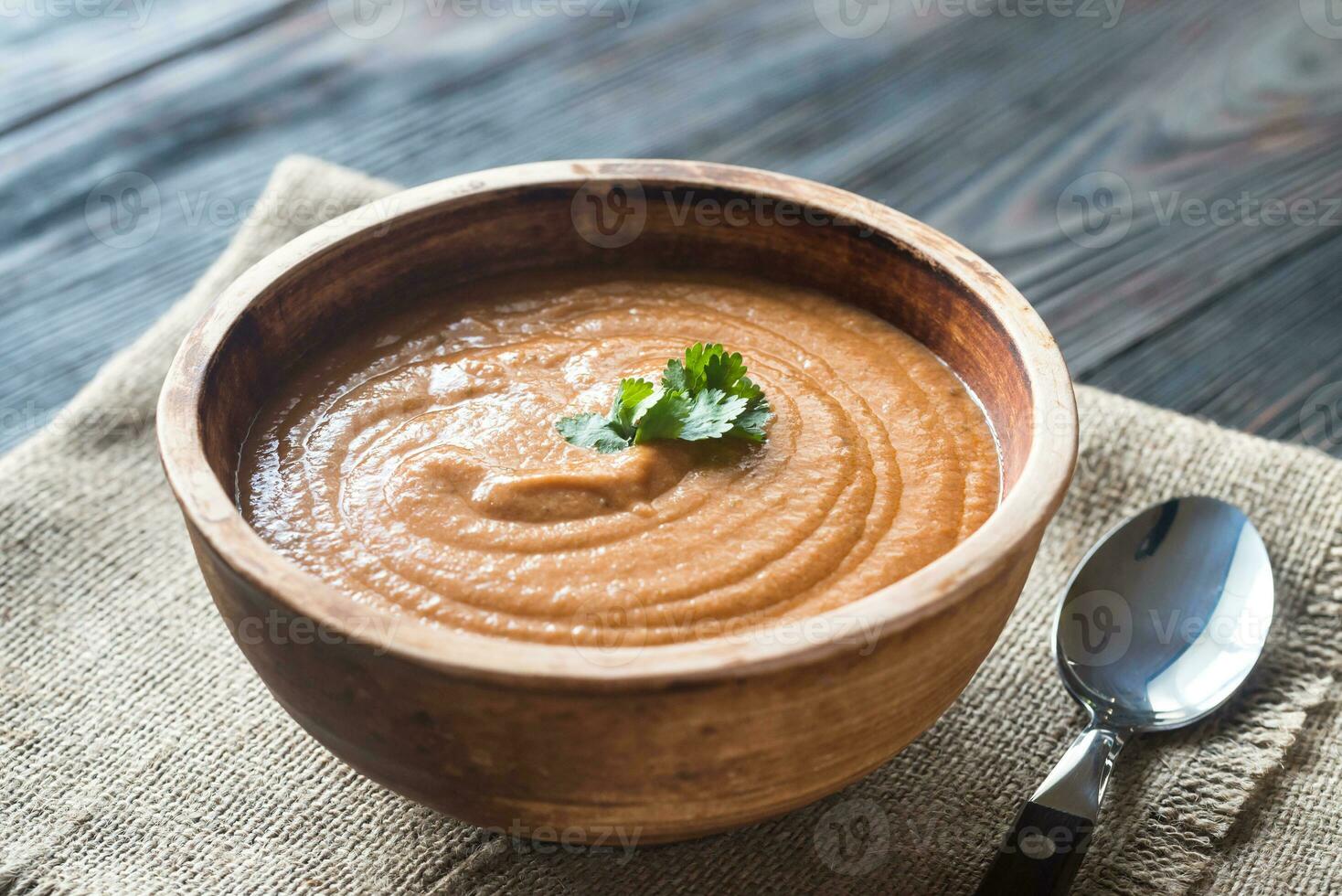 Bowl of Bisque soup photo