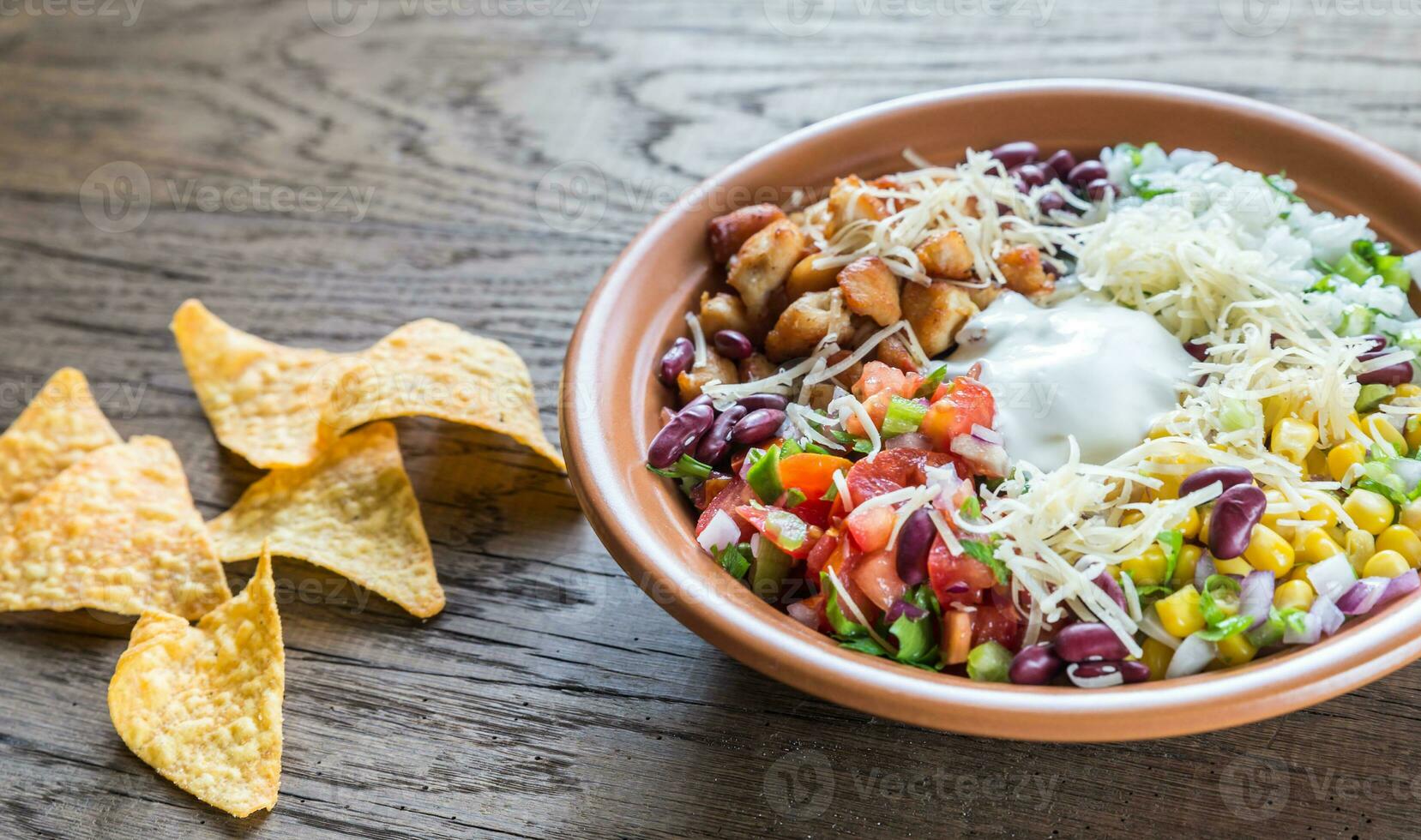 Chicken burrito bowl photo