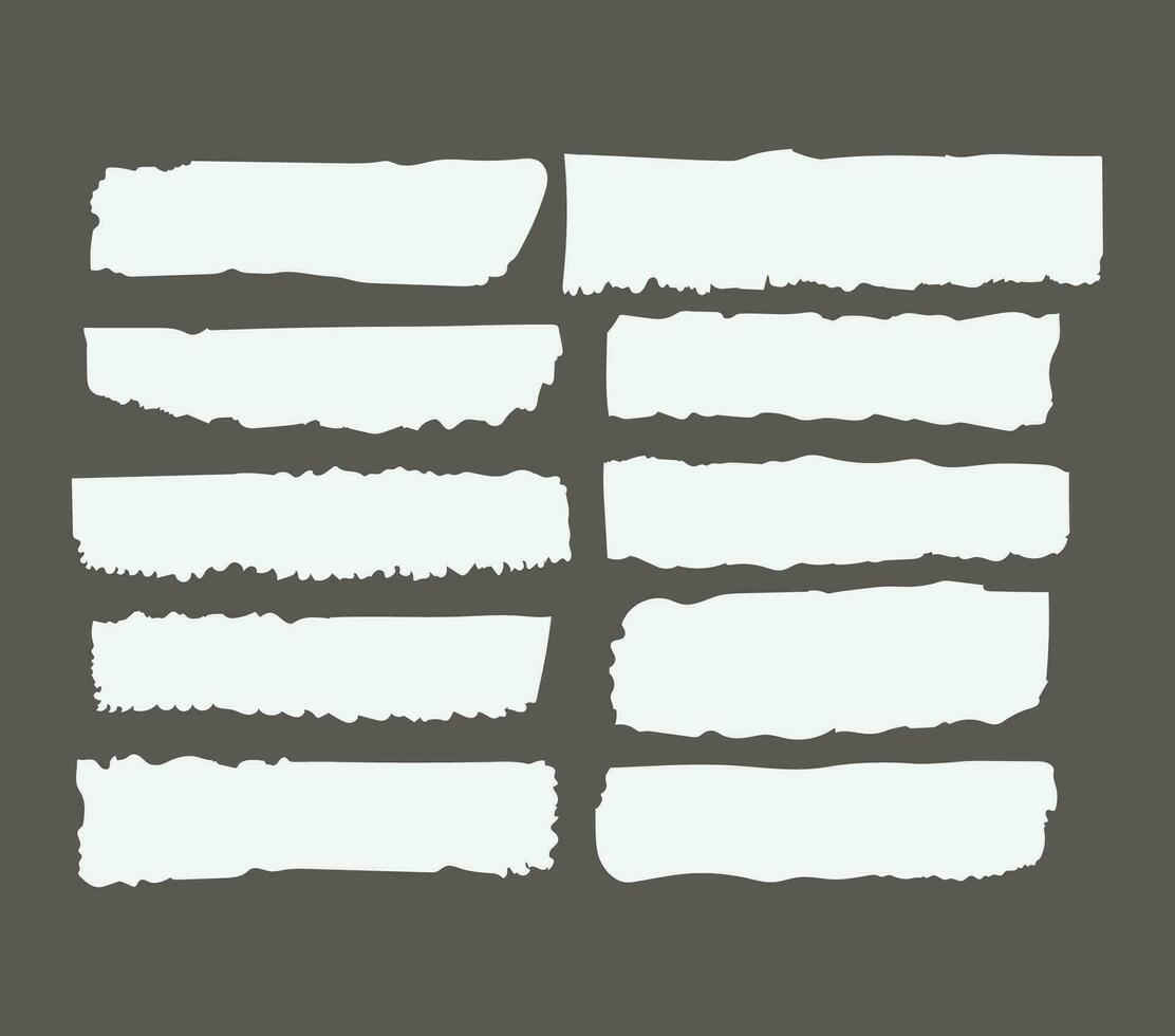 Set of paper vector