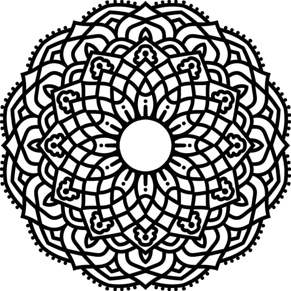 Vector Indian mandala design