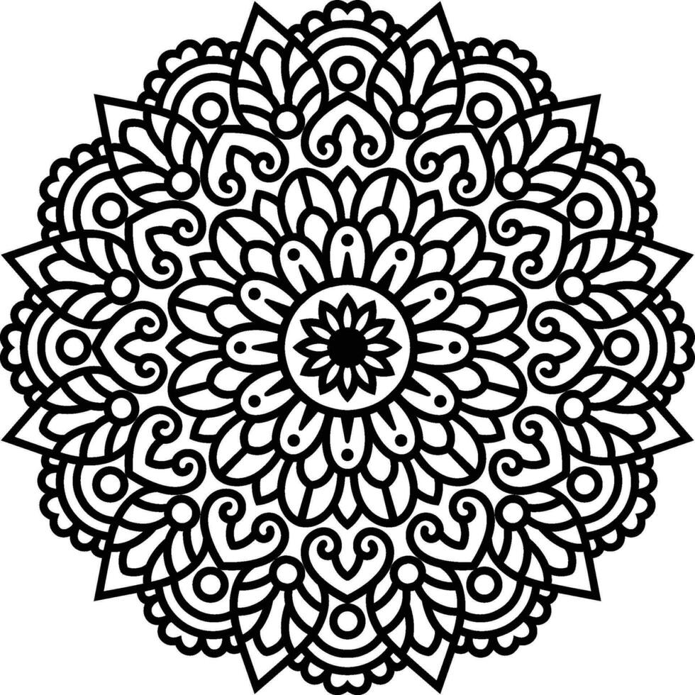 Vector Indian mandala design