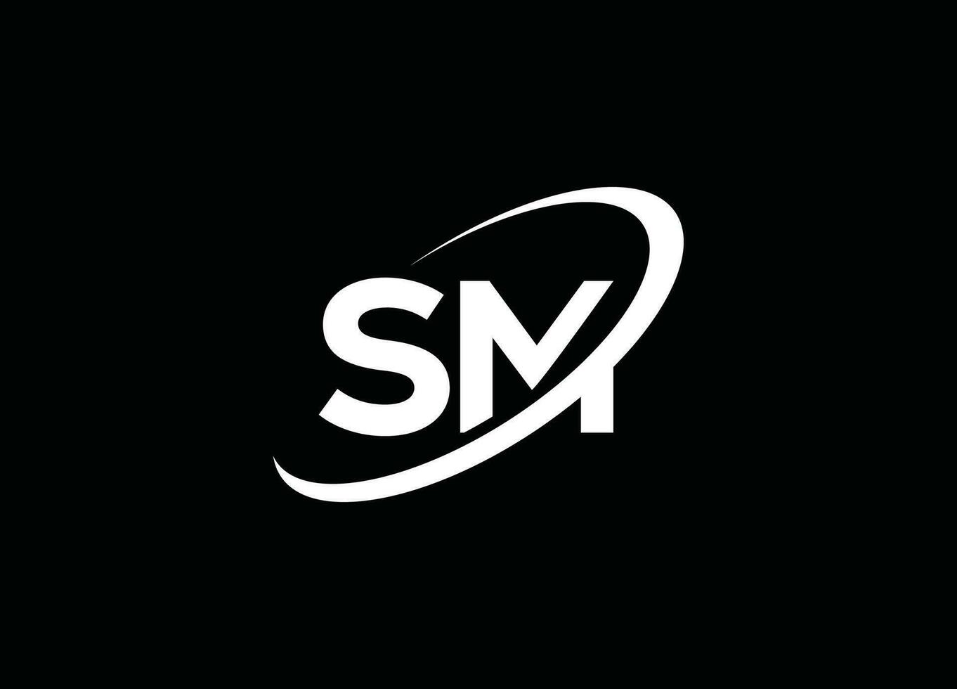 sm letra logo, pequeño, sra, sm diseño, sm compañía, sm marca negocio, vector