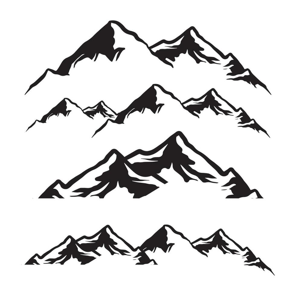 Mountain vector set