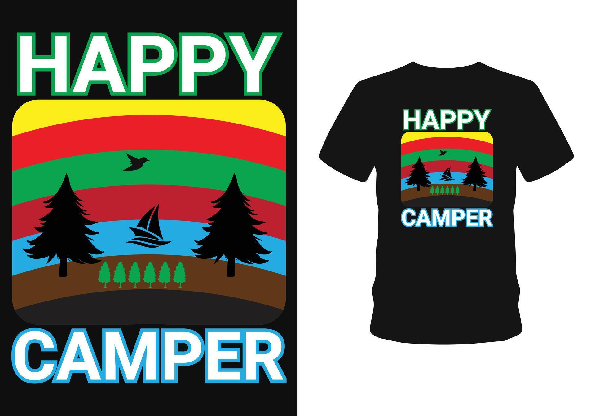 camping t shirt design, camping Vector. graphic vector print for t