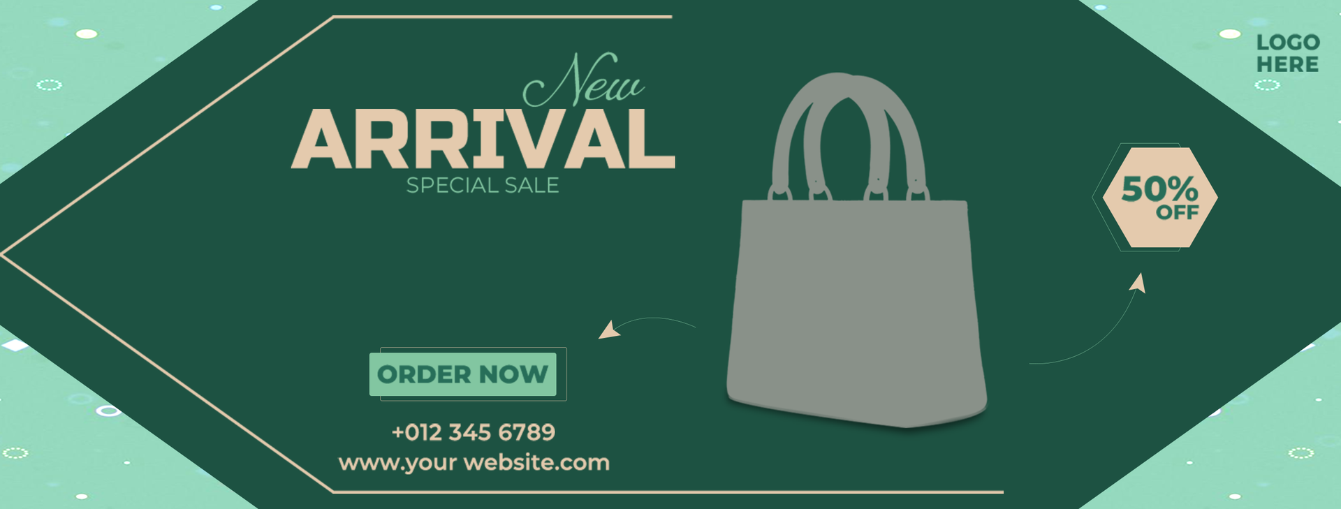 Shopping Bag Banner psd