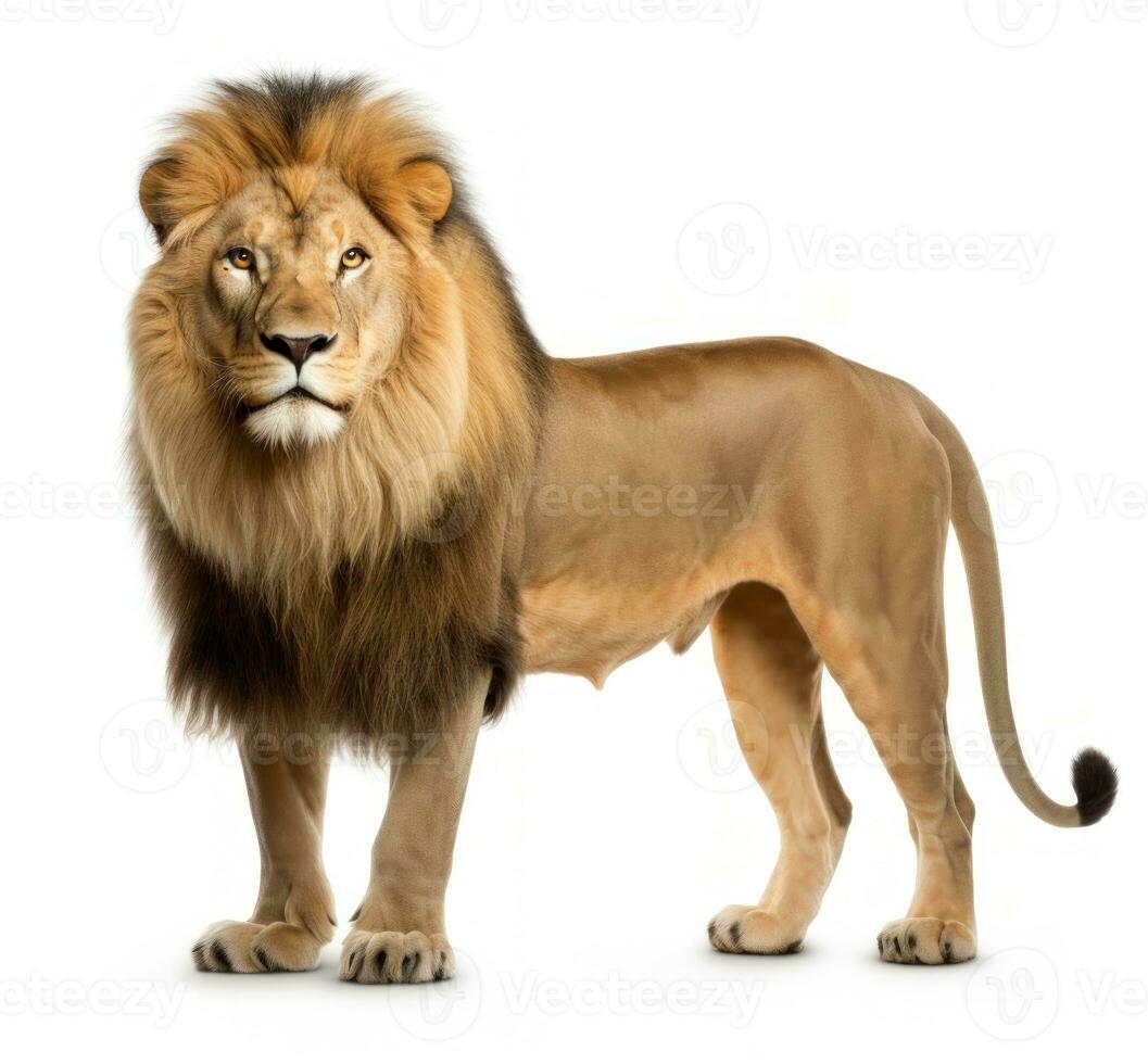 Lion animal isolated photo