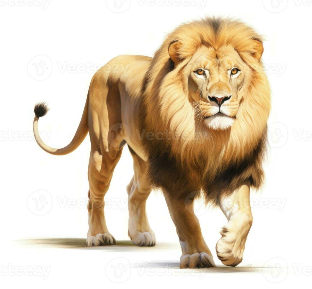 Lion animal isolated photo