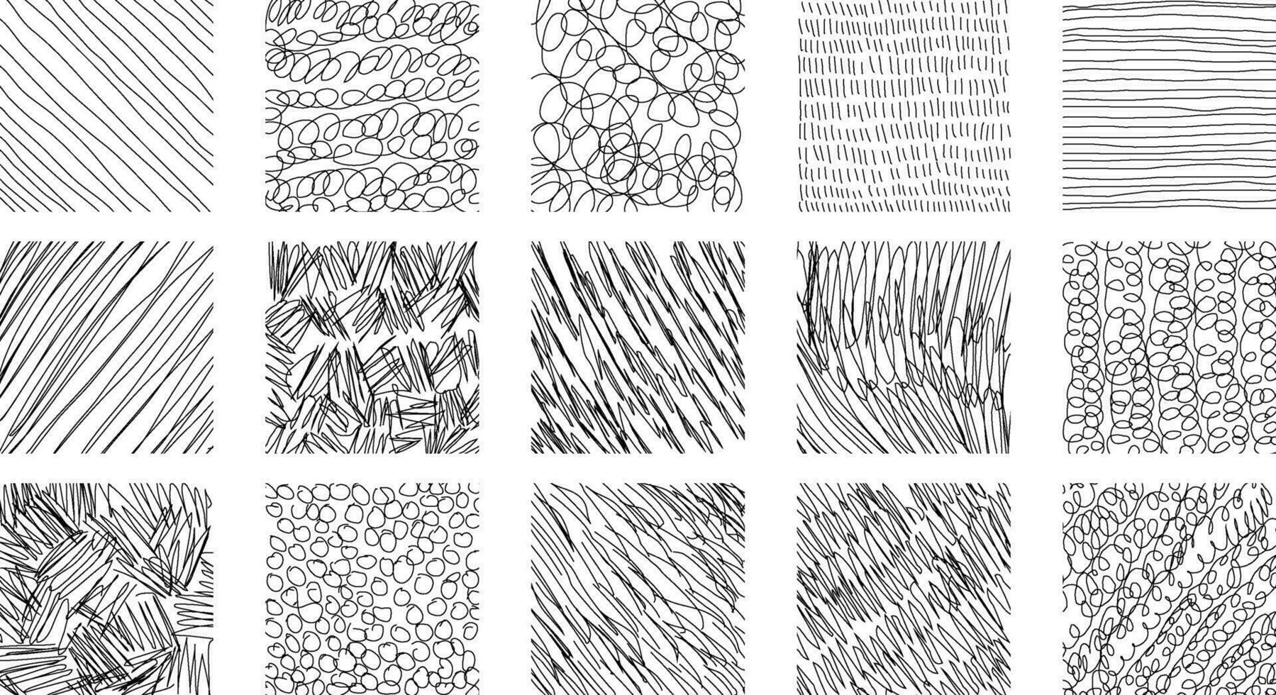 set of element abstract line hatching vector