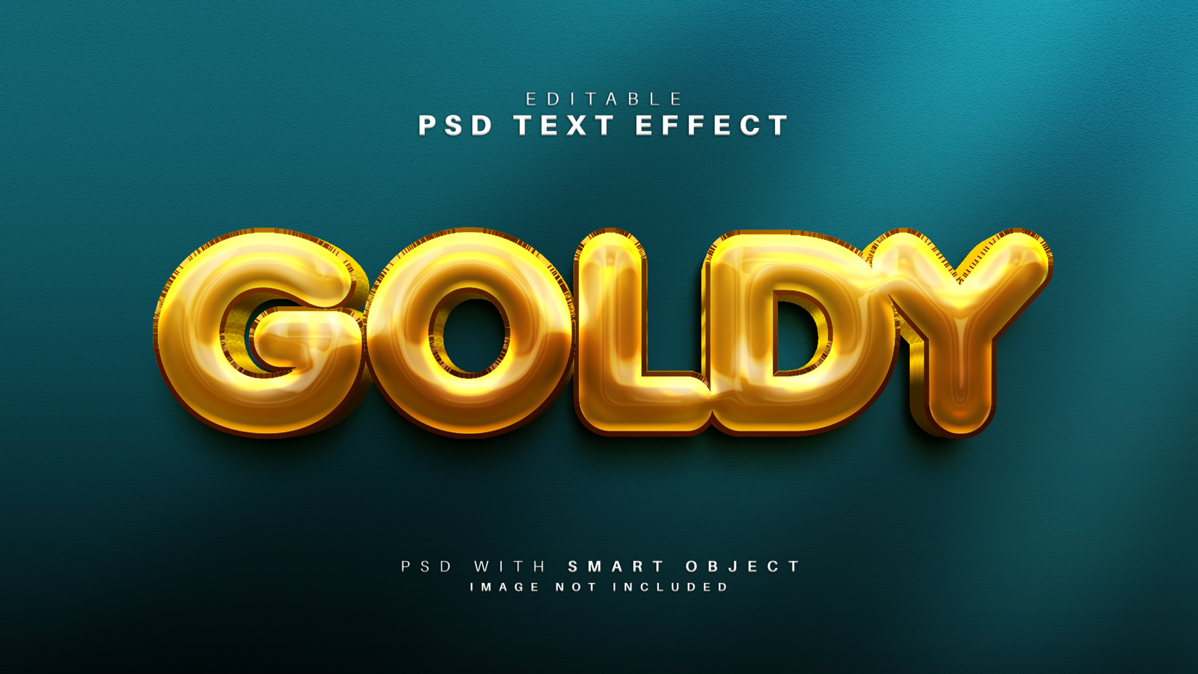 Gold Text Effect psd