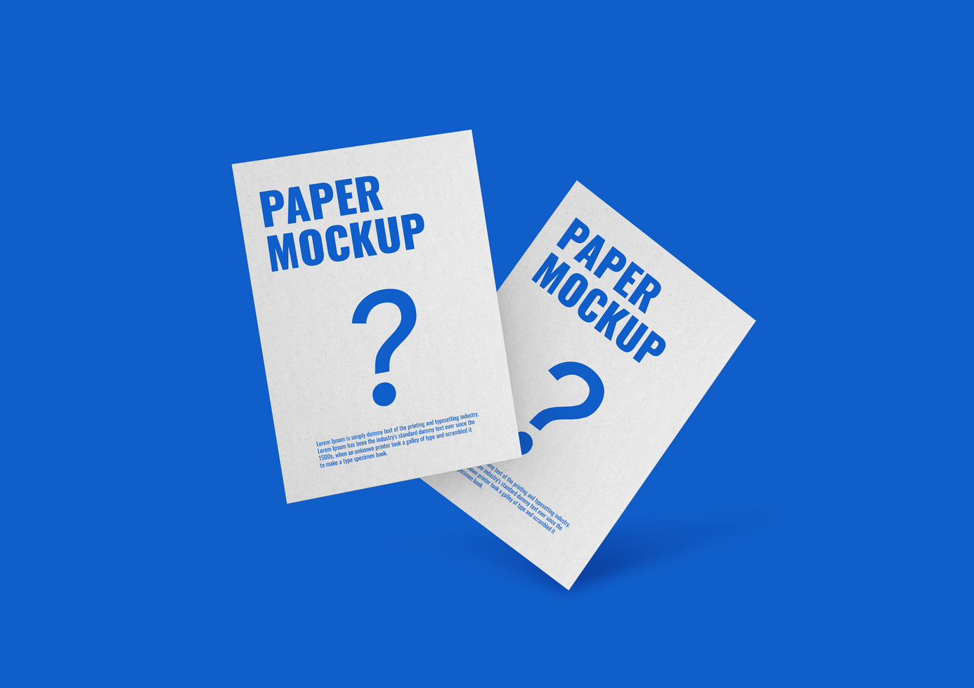 Poster print mockup psd