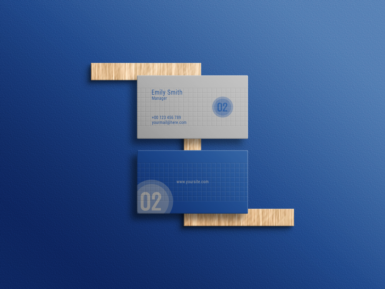 Business Card logo mockup Presentation psd