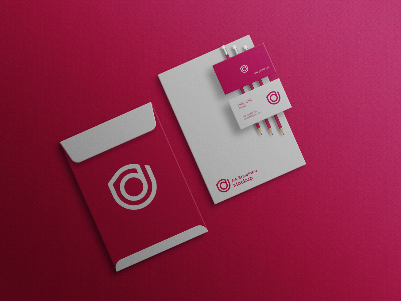Stationery logo mockup presentation ,branding mockup tamplate psd