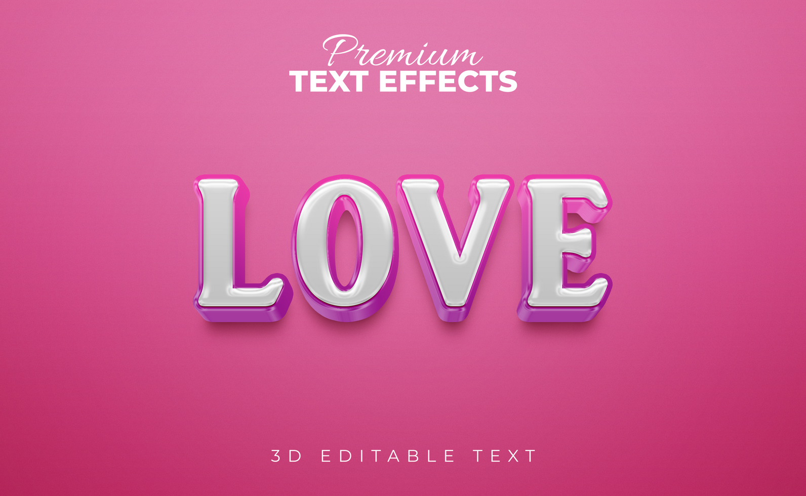 3D editable PSd  stylish text effects , Photoshop text effects file