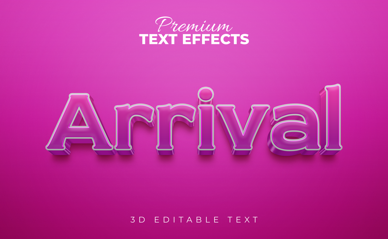 3D editable PSd  stylish text effects , Photoshop text effects file