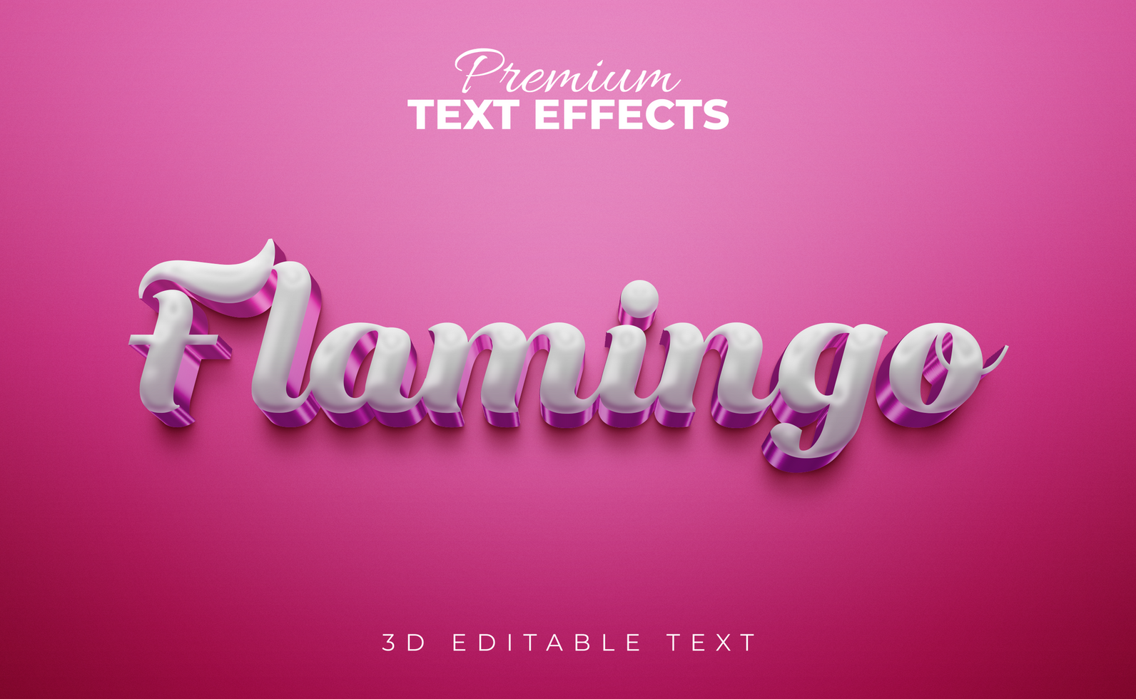 3D editable PSd  stylish text effects , Photoshop text effects file