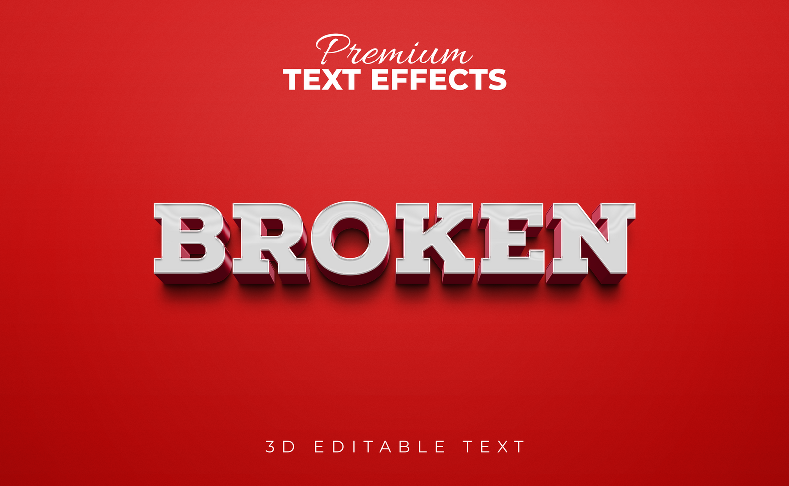 3D editable PSd  stylish text effects , Photoshop text effects file
