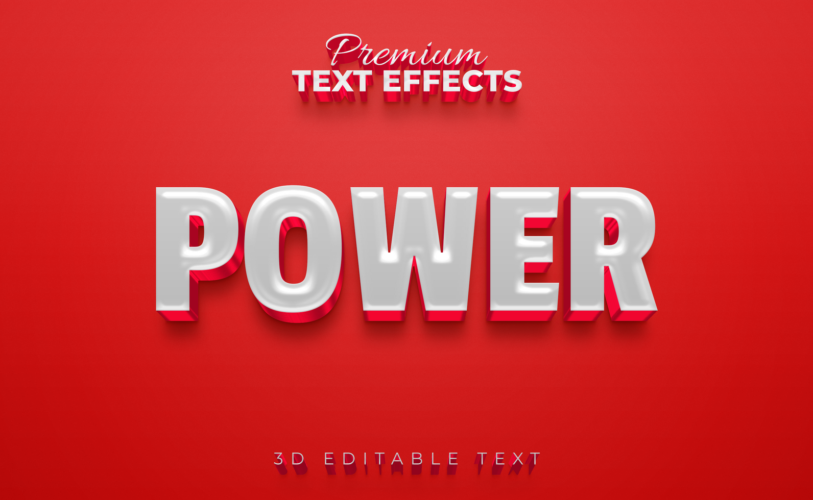 3D editable PSd  stylish text effects , Photoshop text effects file