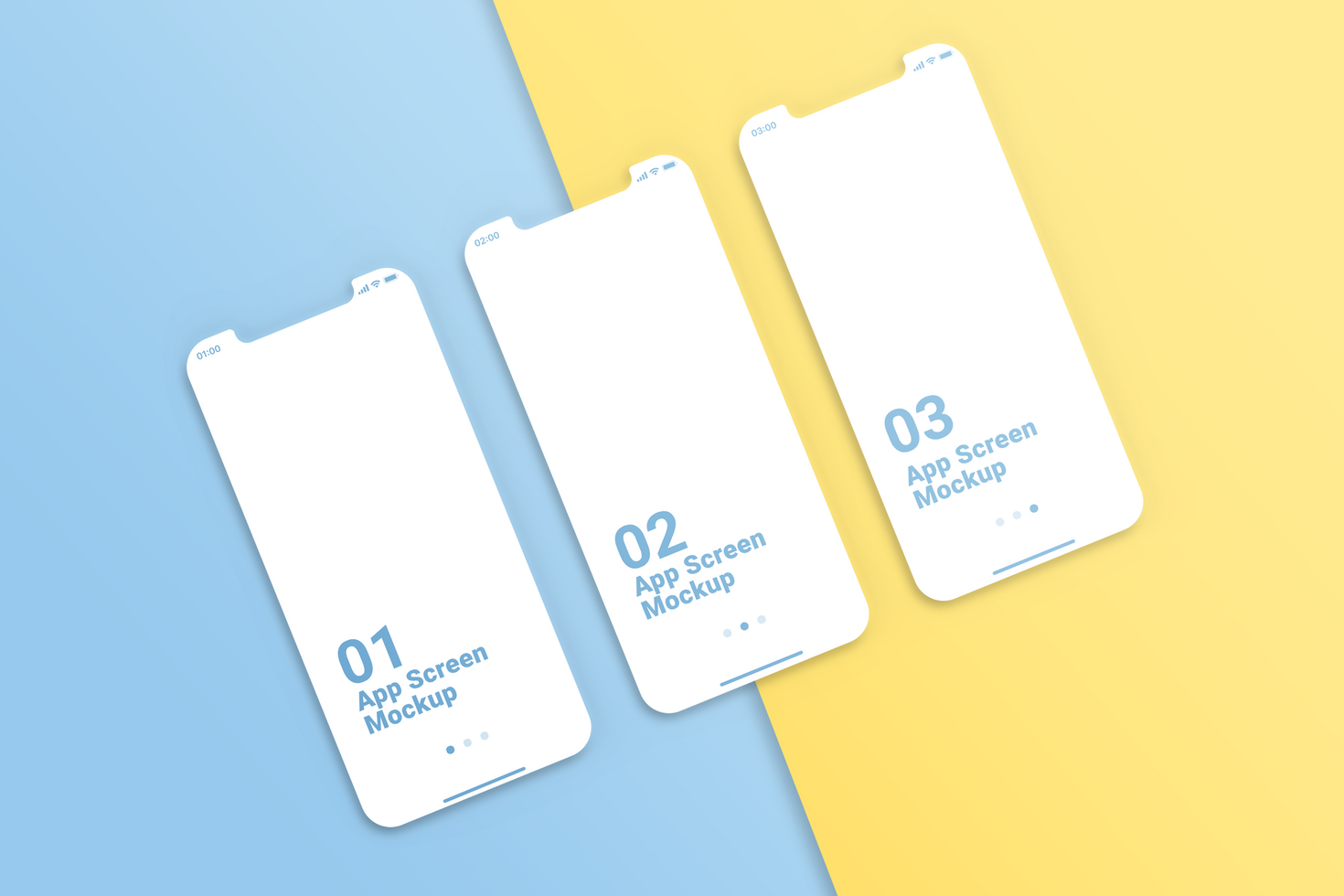 Smartphone frame less blank screen. Smartphone from different angles. Mockup generic device. UI UX smartphones set. Template for infographics or presentation 3D realistic rendering phones isolated. psd