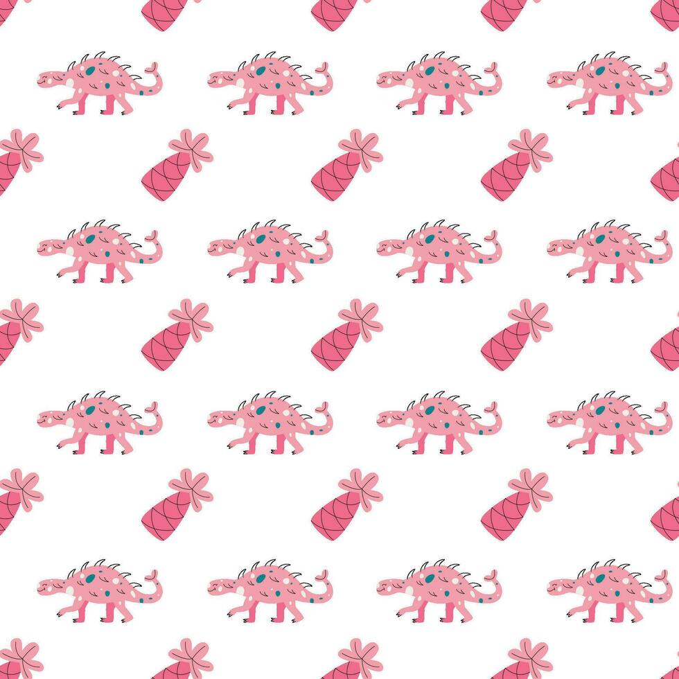 Vector seamless pattern with