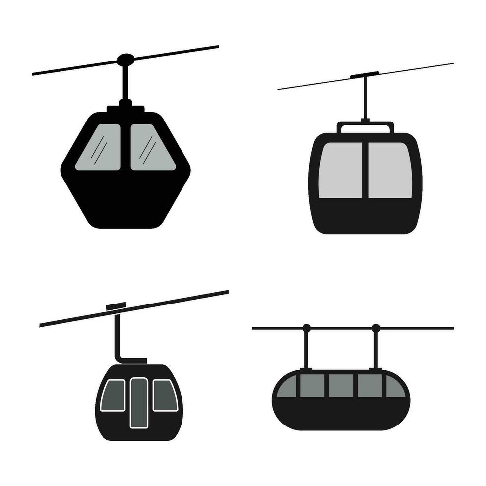 funicular icono vector