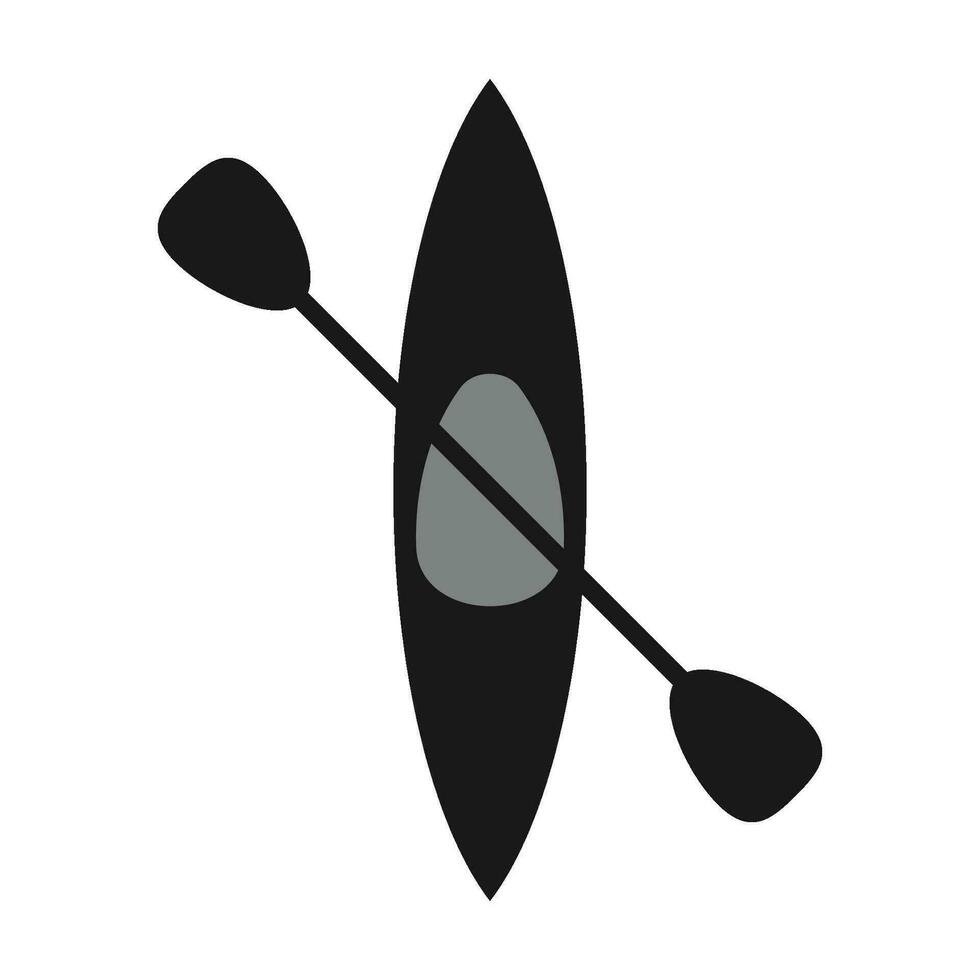 kayak sport icon vector