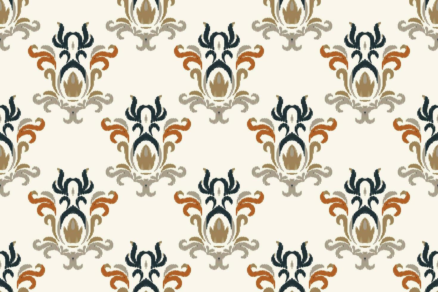 Motif Ikat Paisley Embroidery Background. Ikat Design Geometric Ethnic Oriental Pattern traditional.aztec Style Abstract Vector illustration.design for Texture,fabric,clothing,wrapping,sarong.