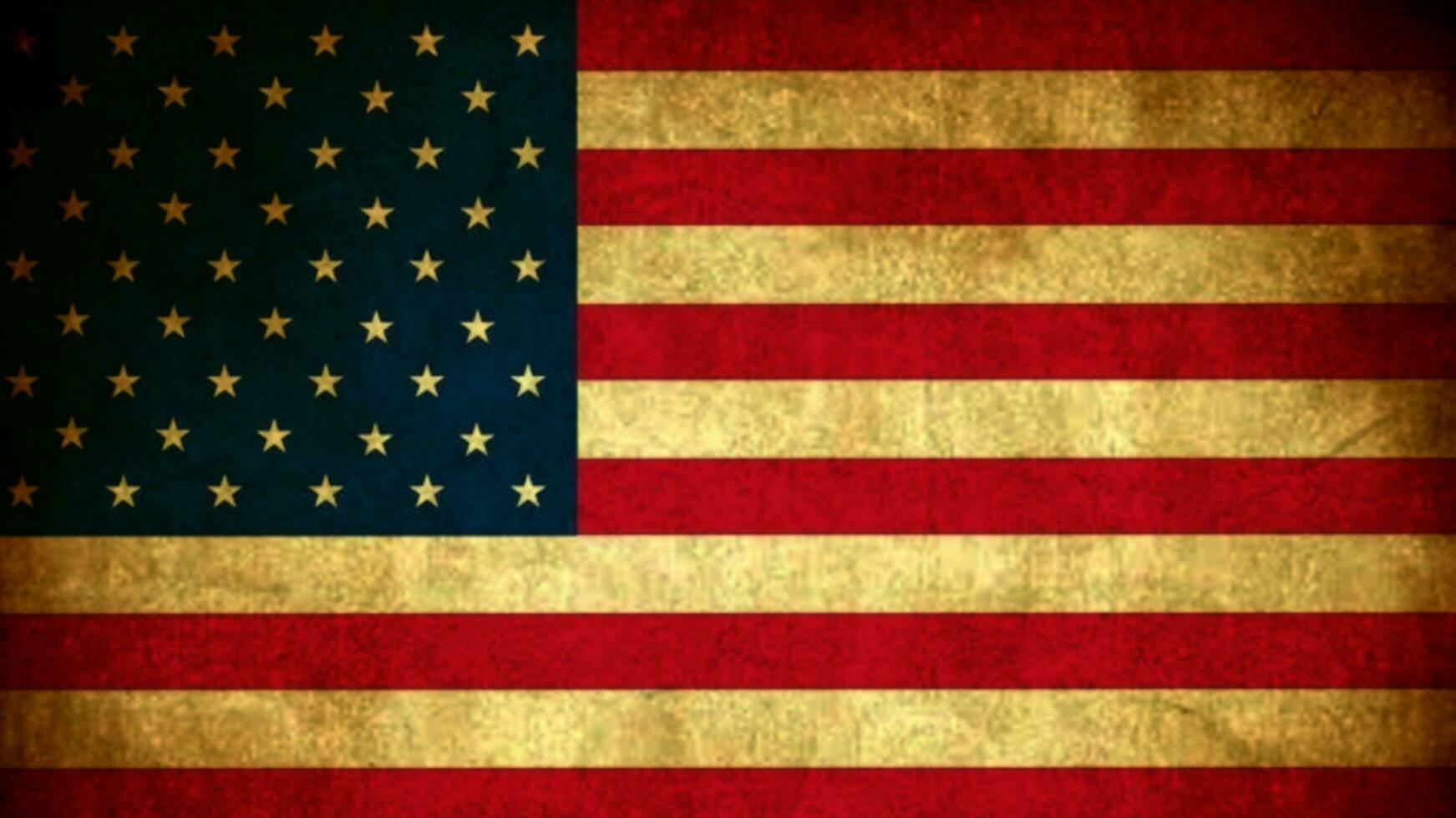 Illustration of the American flag photo