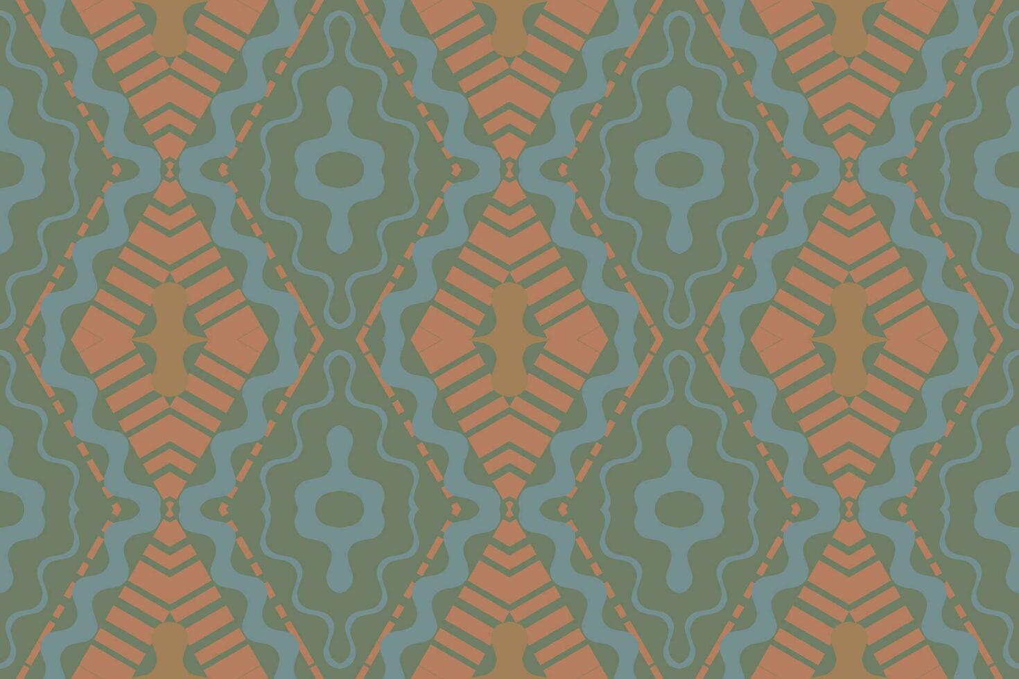 Ikat Floral Paisley Embroidery Background. Ikat Vector Geometric Ethnic Oriental Pattern traditional.aztec Style Abstract Vector illustration.design for Texture,fabric,clothing,wrapping,sarong.