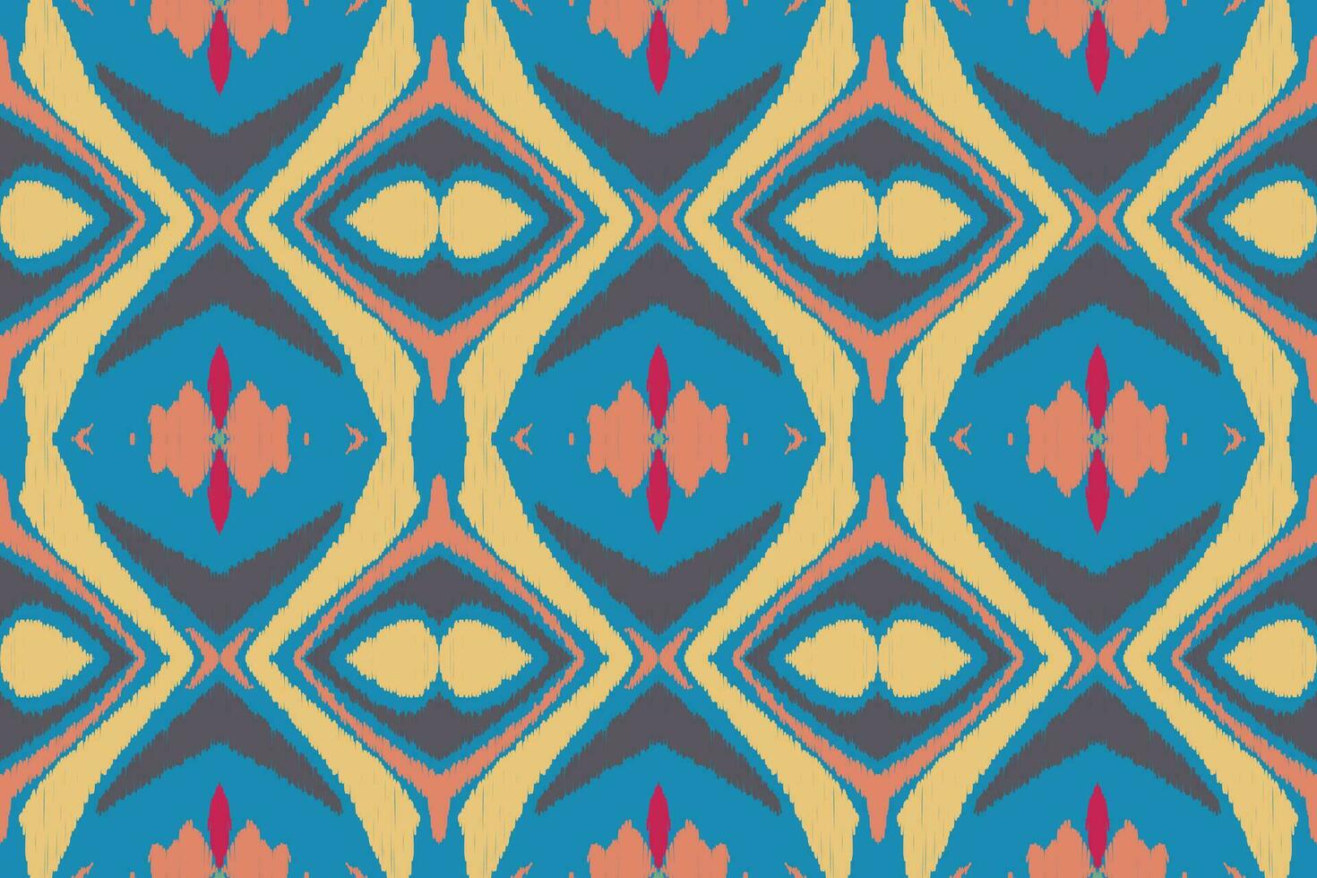 ikat damasco cachemir bordado antecedentes. ikat diseños geométrico étnico oriental modelo tradicional.azteca estilo resumen vector ilustración.diseño para textura,tela,ropa,envoltura,pareo.