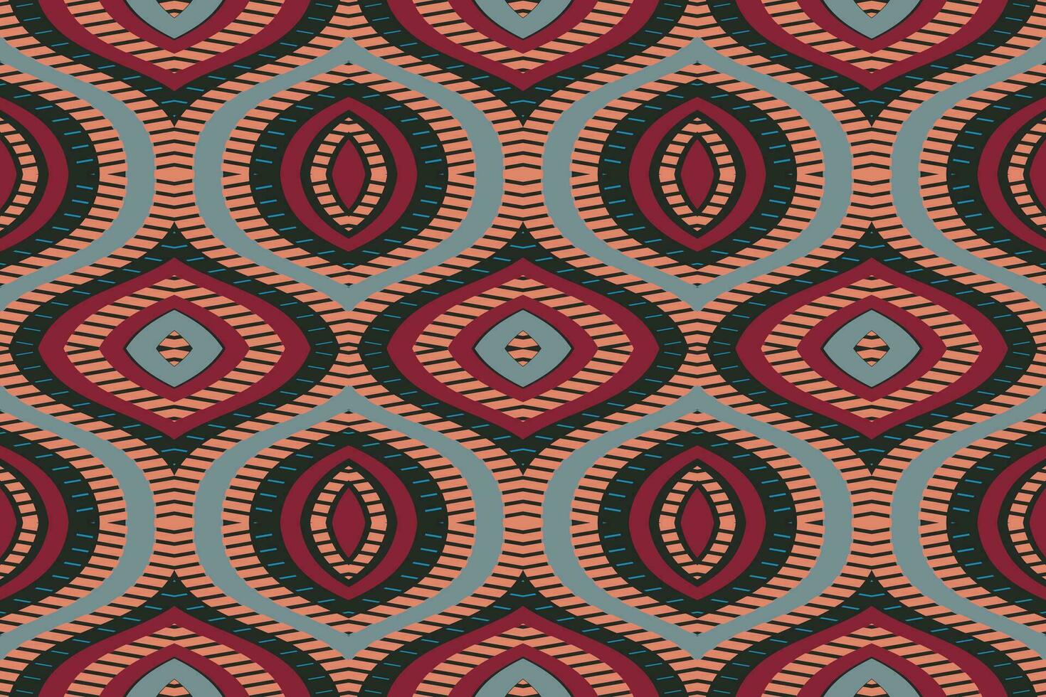 ikat floral cachemir bordado antecedentes. ikat damasco geométrico étnico oriental modelo tradicional.azteca estilo resumen vector ilustración.diseño para textura,tela,ropa,envoltura,pareo.