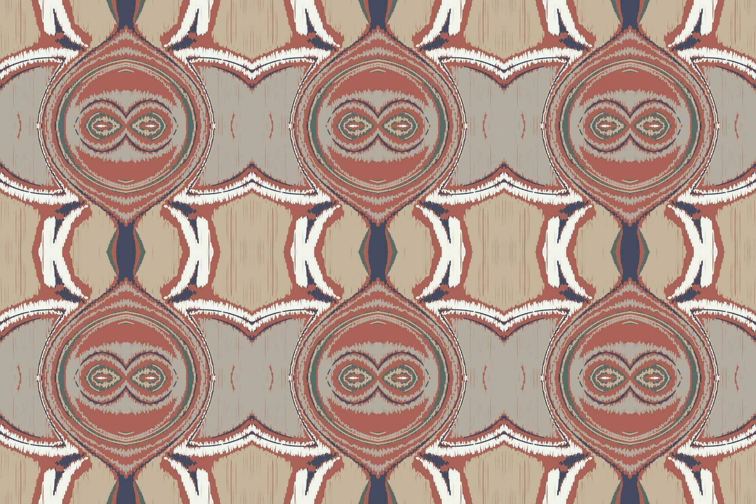 Ikat Damask Paisley Embroidery Background. Ikat Stripe Geometric Ethnic Oriental Pattern traditional.aztec Style Abstract Vector illustration.design for Texture,fabric,clothing,wrapping,sarong.