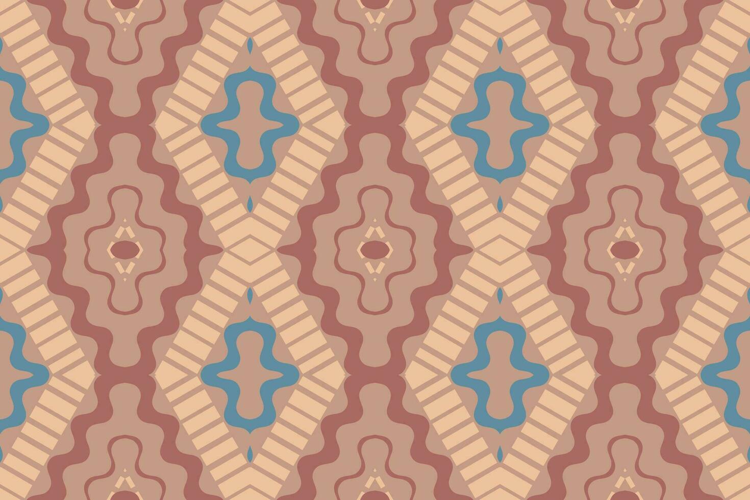 Ikat Damask Paisley Embroidery Background. Ikat Print Geometric Ethnic Oriental Pattern Traditional. Ikat Aztec Style Abstract Design for Print Texture,fabric,saree,sari,carpet. vector