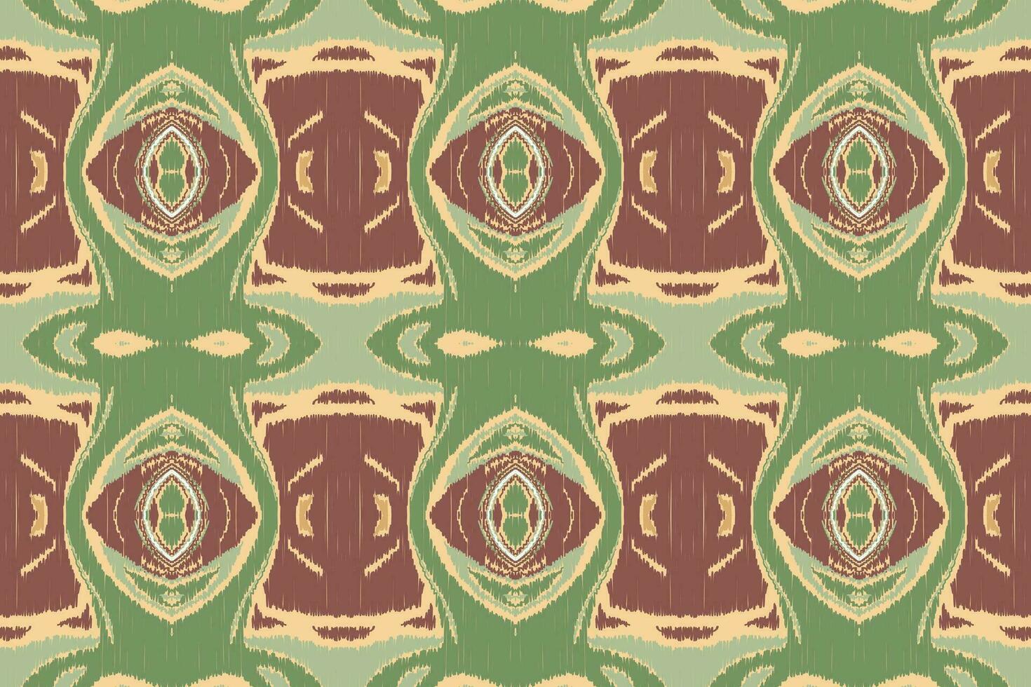 Ikat Floral Paisley Embroidery Background. Ikat Damask Geometric Ethnic Oriental Pattern Traditional. Ikat Aztec Style Abstract Design for Print Texture,fabric,saree,sari,carpet. vector