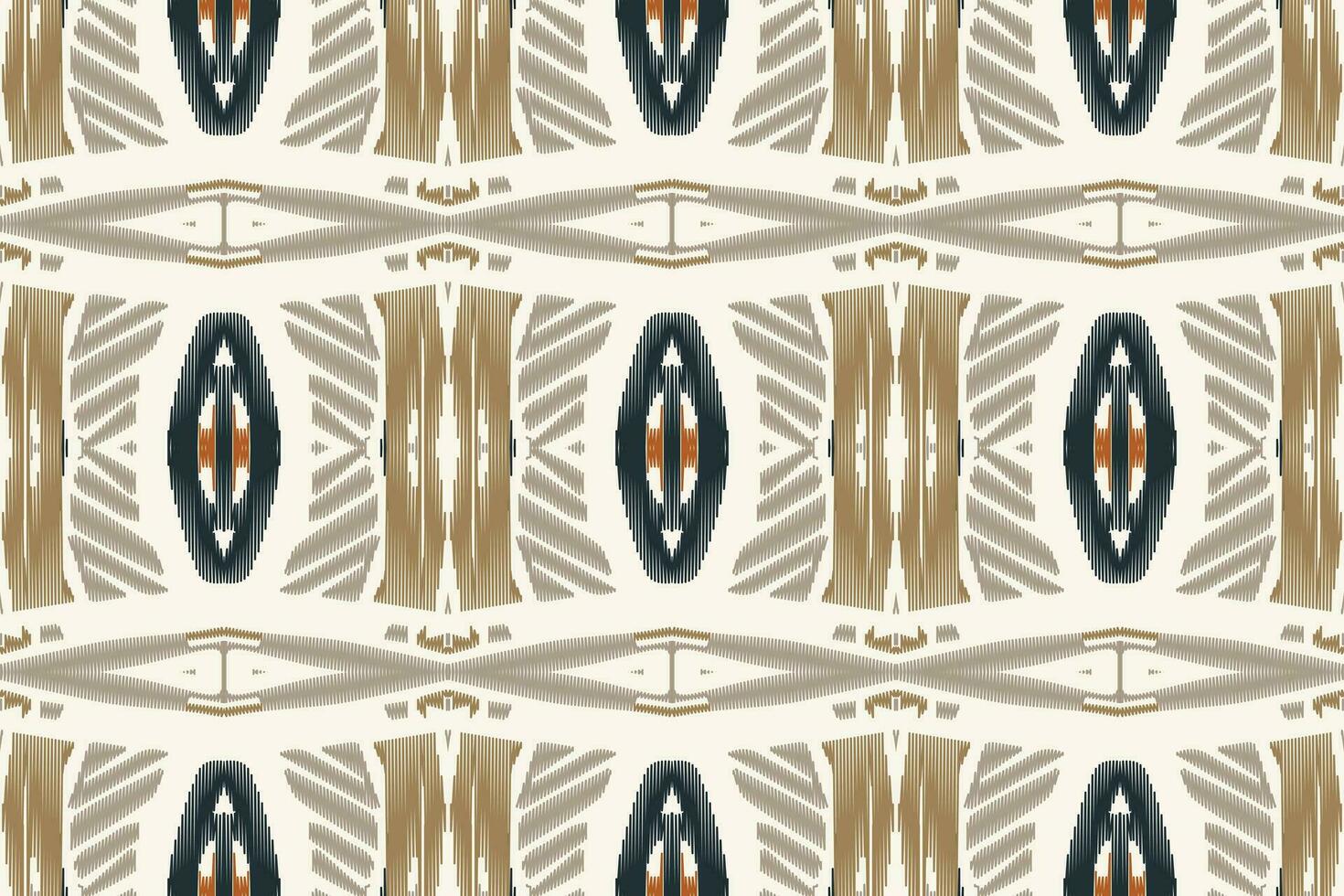 ikat floral cachemir bordado antecedentes. ikat raya geométrico étnico oriental modelo tradicional.azteca estilo resumen vector ilustración.diseño para textura,tela,ropa,envoltura,pareo.