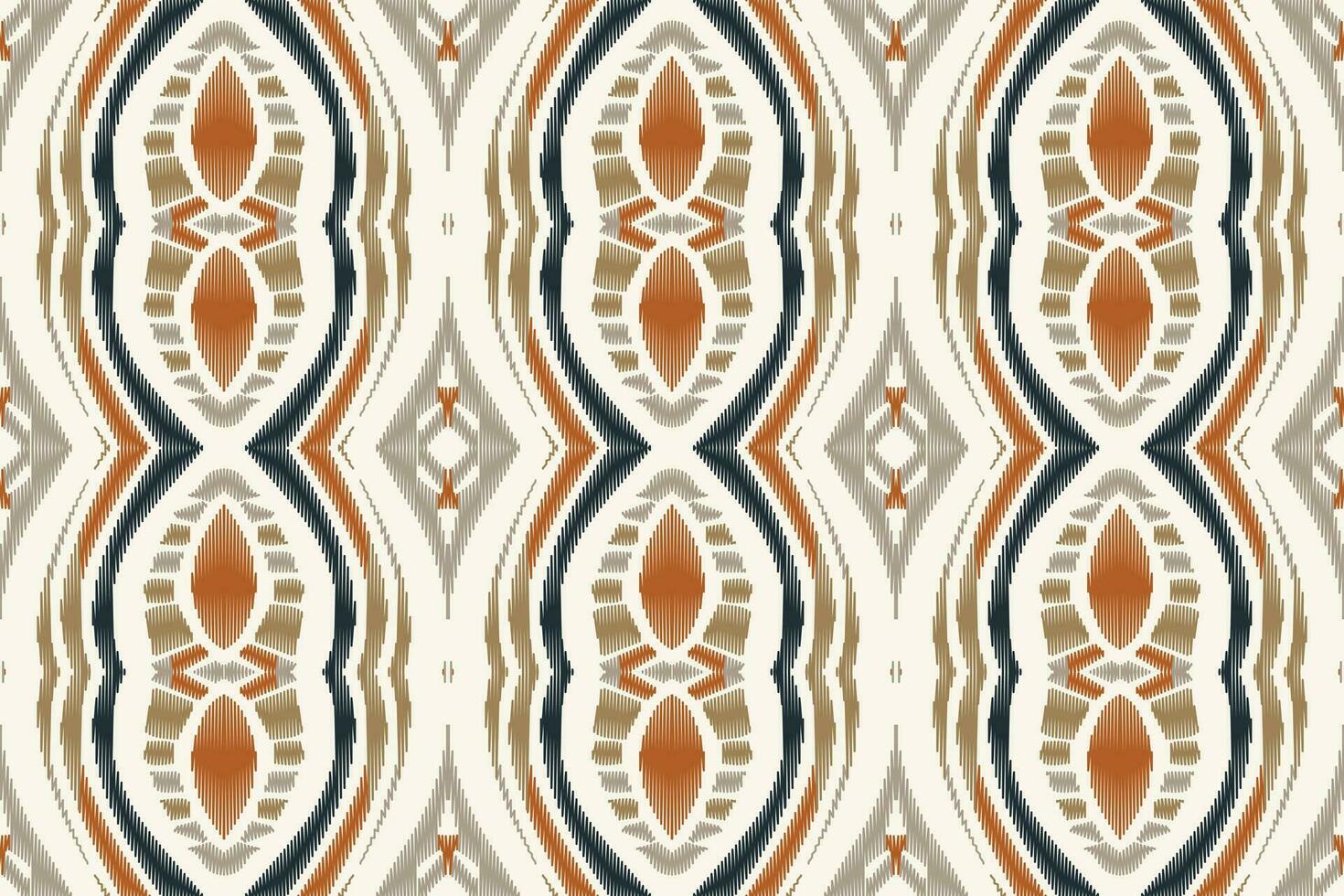 ikat floral cachemir bordado antecedentes. ikat damasco geométrico étnico oriental modelo tradicional. ikat azteca estilo resumen diseño para impresión textura,tela,sari,sari,alfombra. vector
