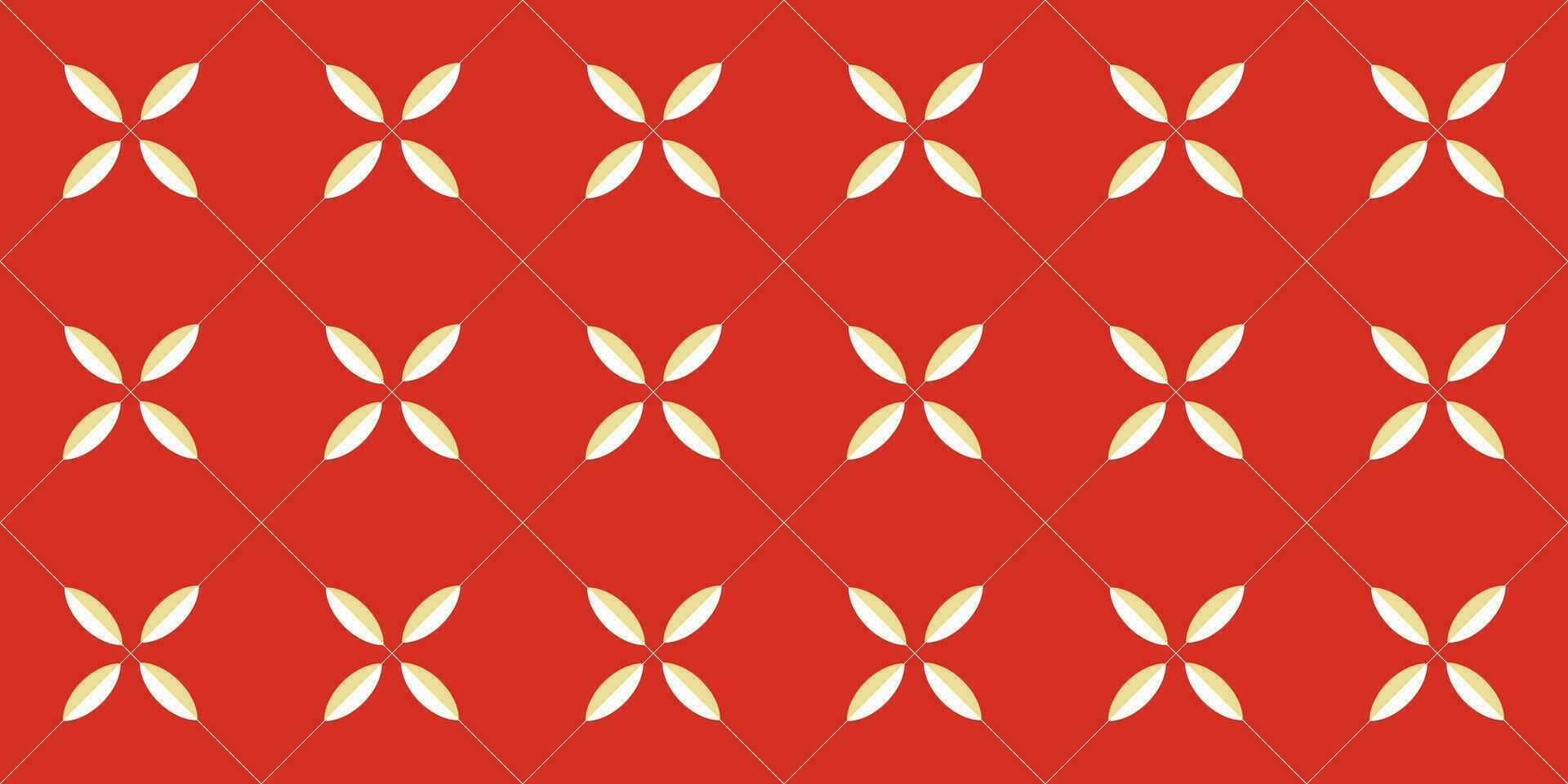Vector seamless background abstraction in scandinavian style geometric patterns foliage Vector EPS10