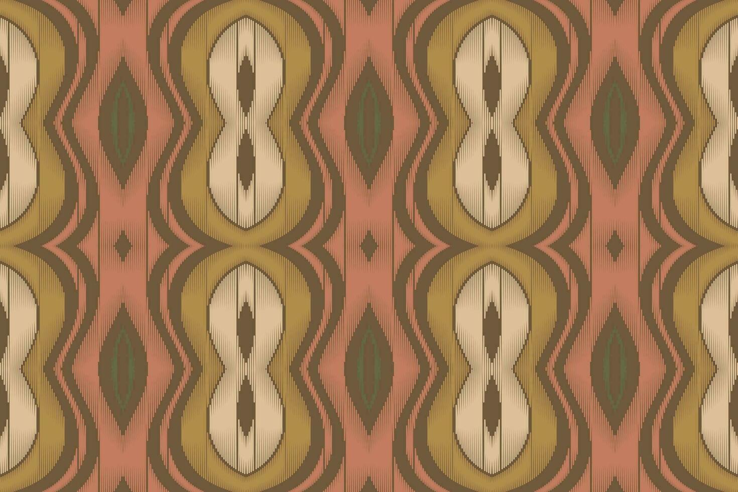 ikat floral cachemir bordado antecedentes. ikat marco geométrico étnico oriental modelo tradicional.azteca estilo resumen vector ilustración.diseño para textura,tela,ropa,envoltura,pareo.