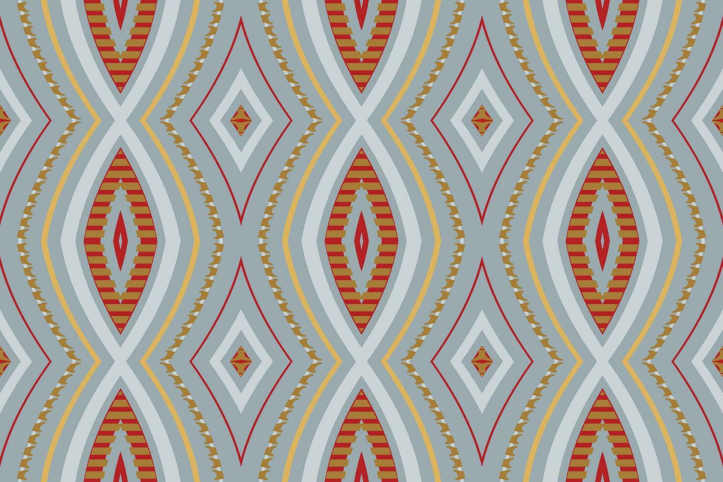 Ikat Floral Paisley Embroidery Background. Ikat Designs Geometric Ethnic Oriental Pattern Traditional. Ikat Aztec Style Abstract Design for Print Texture,fabric,saree,sari,carpet. vector