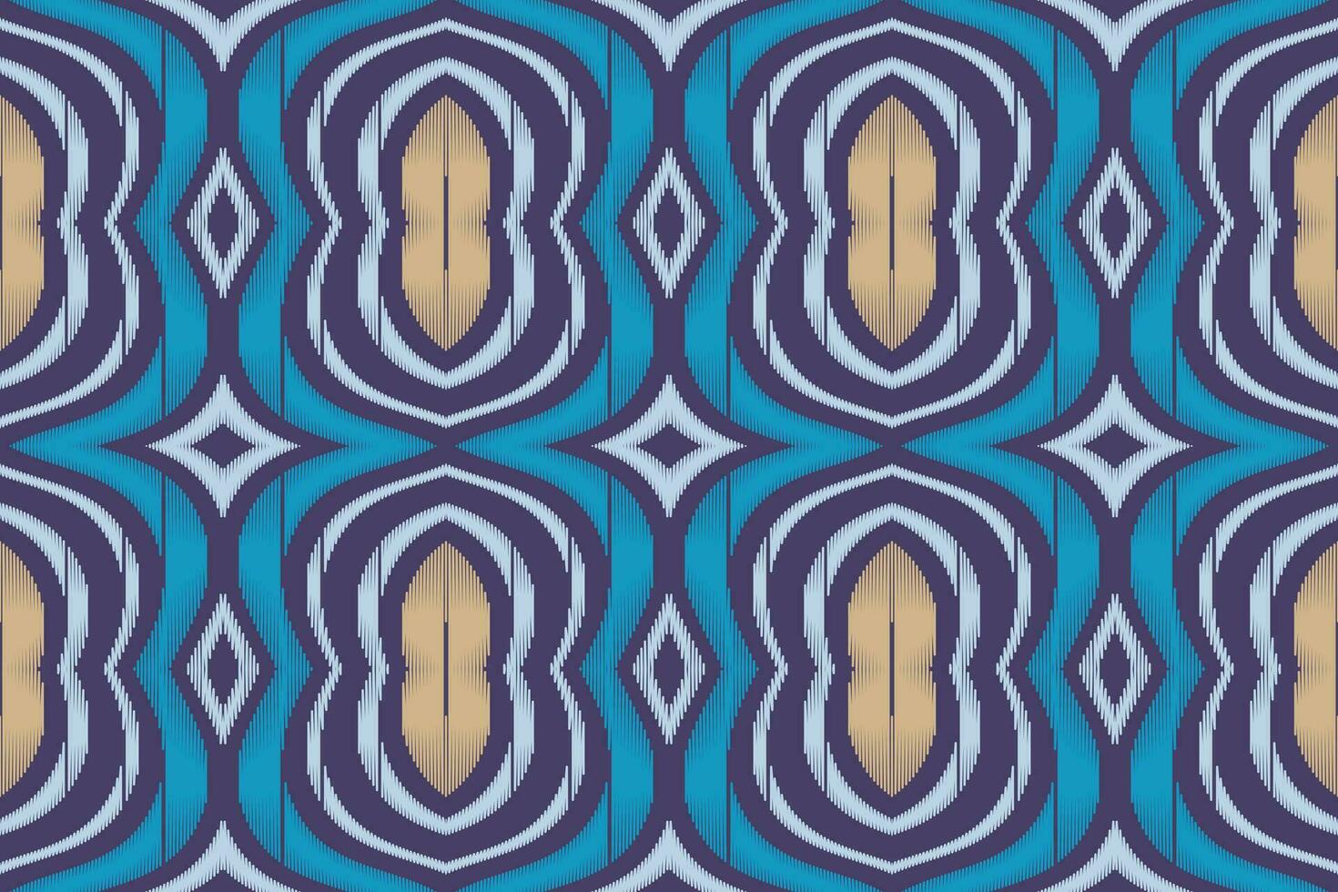 ikat damasco cachemir bordado antecedentes. ikat flor geométrico étnico oriental modelo tradicional.azteca estilo resumen vector ilustración.diseño para textura,tela,ropa,envoltura,pareo.