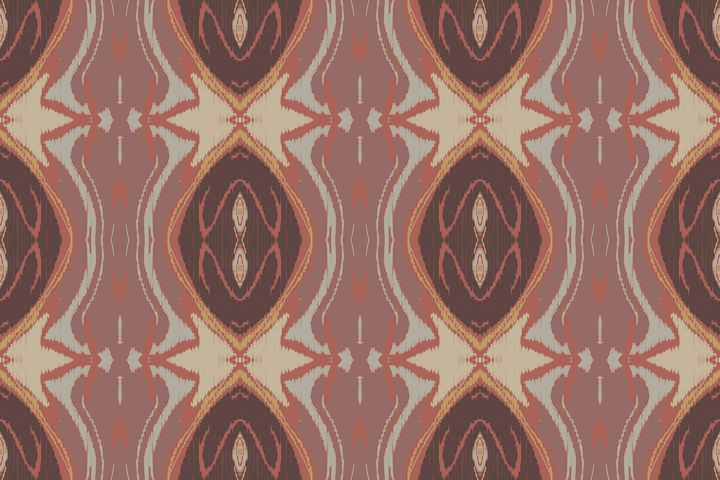 Motif Ikat Paisley Embroidery Background. Ikat Chevron Geometric Ethnic Oriental Pattern traditional.aztec Style Abstract Vector illustration.design for Texture,fabric,clothing,wrapping,sarong.