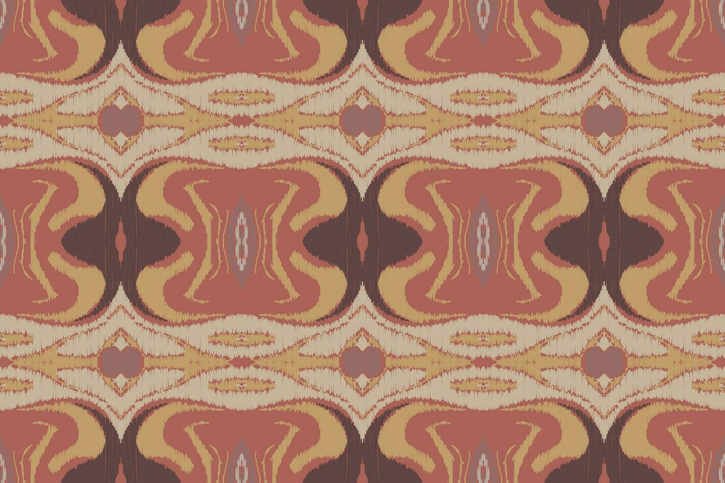 Motif Ikat Paisley Embroidery Background. Ikat Aztec Geometric Ethnic Oriental Pattern traditional.aztec Style Abstract Vector illustration.design for Texture,fabric,clothing,wrapping,sarong.