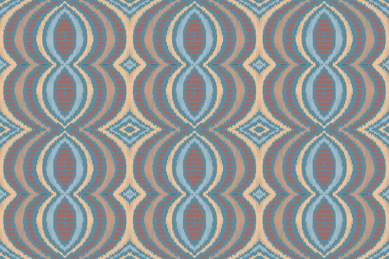 ikat damasco cachemir bordado antecedentes. ikat azteca geométrico étnico oriental modelo tradicional.azteca estilo resumen vector ilustración.diseño para textura,tela,ropa,envoltura,pareo.