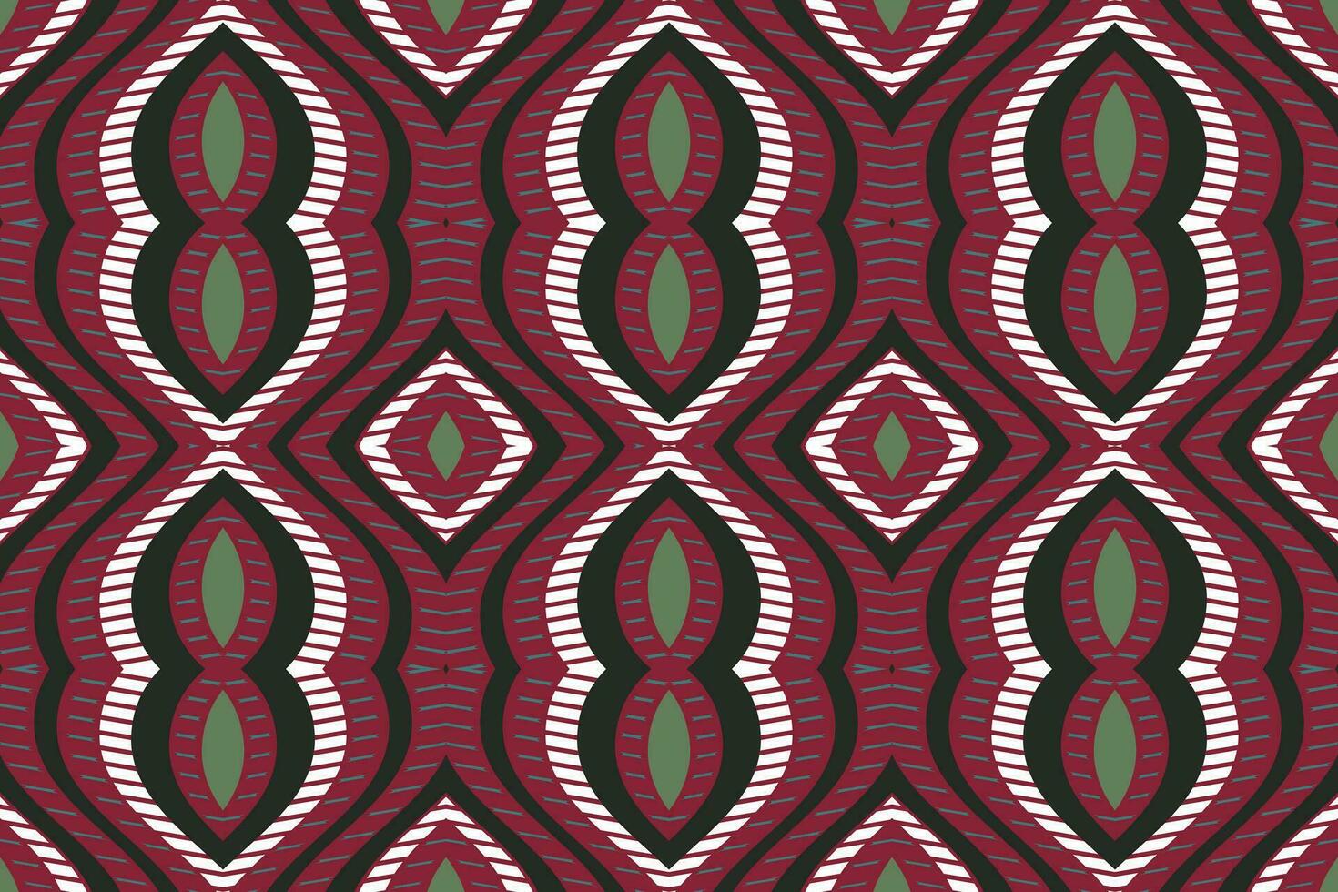 Ikat Floral Paisley Embroidery Background. Ikat Flowers Geometric Ethnic Oriental Pattern Traditional. Ikat Aztec Style Abstract Design for Print Texture,fabric,saree,sari,carpet. vector