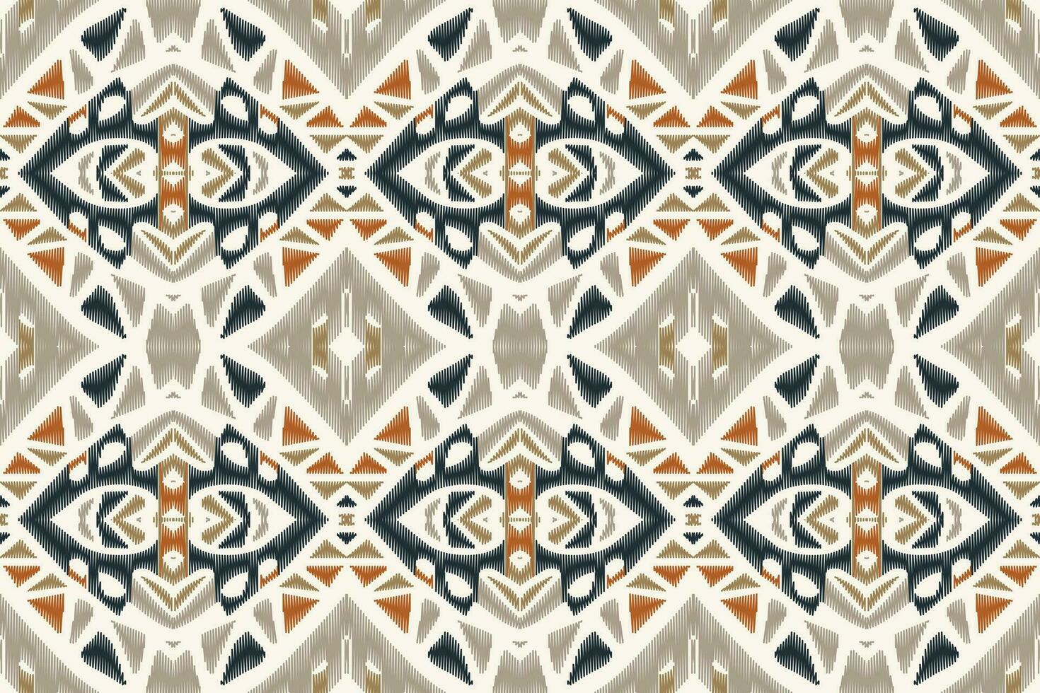 ikat damasco cachemir bordado antecedentes. ikat flor geométrico étnico oriental modelo tradicional.azteca estilo resumen vector ilustración.diseño para textura,tela,ropa,envoltura,pareo.