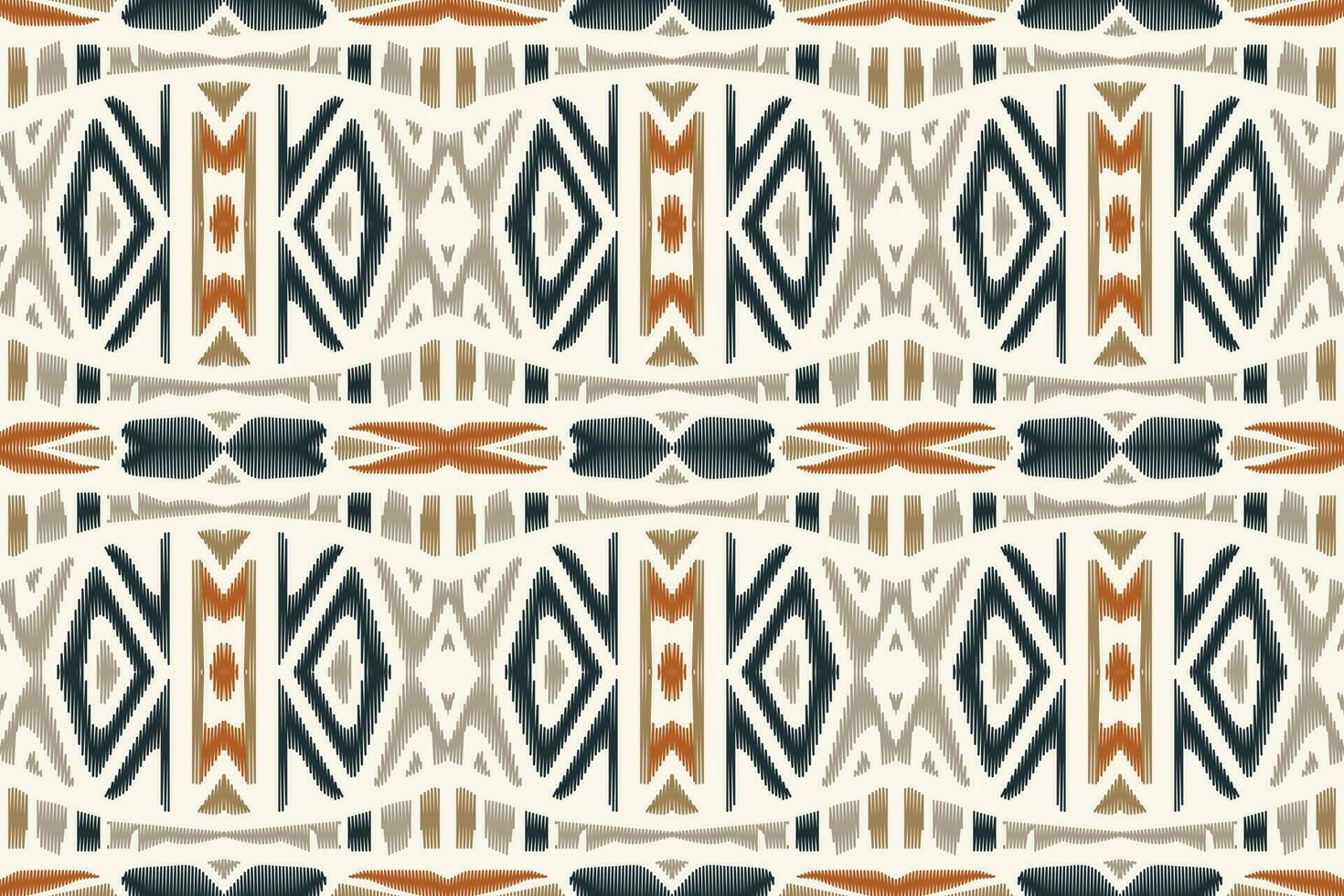 ikat floral cachemir bordado antecedentes. ikat marco geométrico étnico oriental modelo tradicional. ikat azteca estilo resumen diseño para impresión textura,tela,sari,sari,alfombra. vector