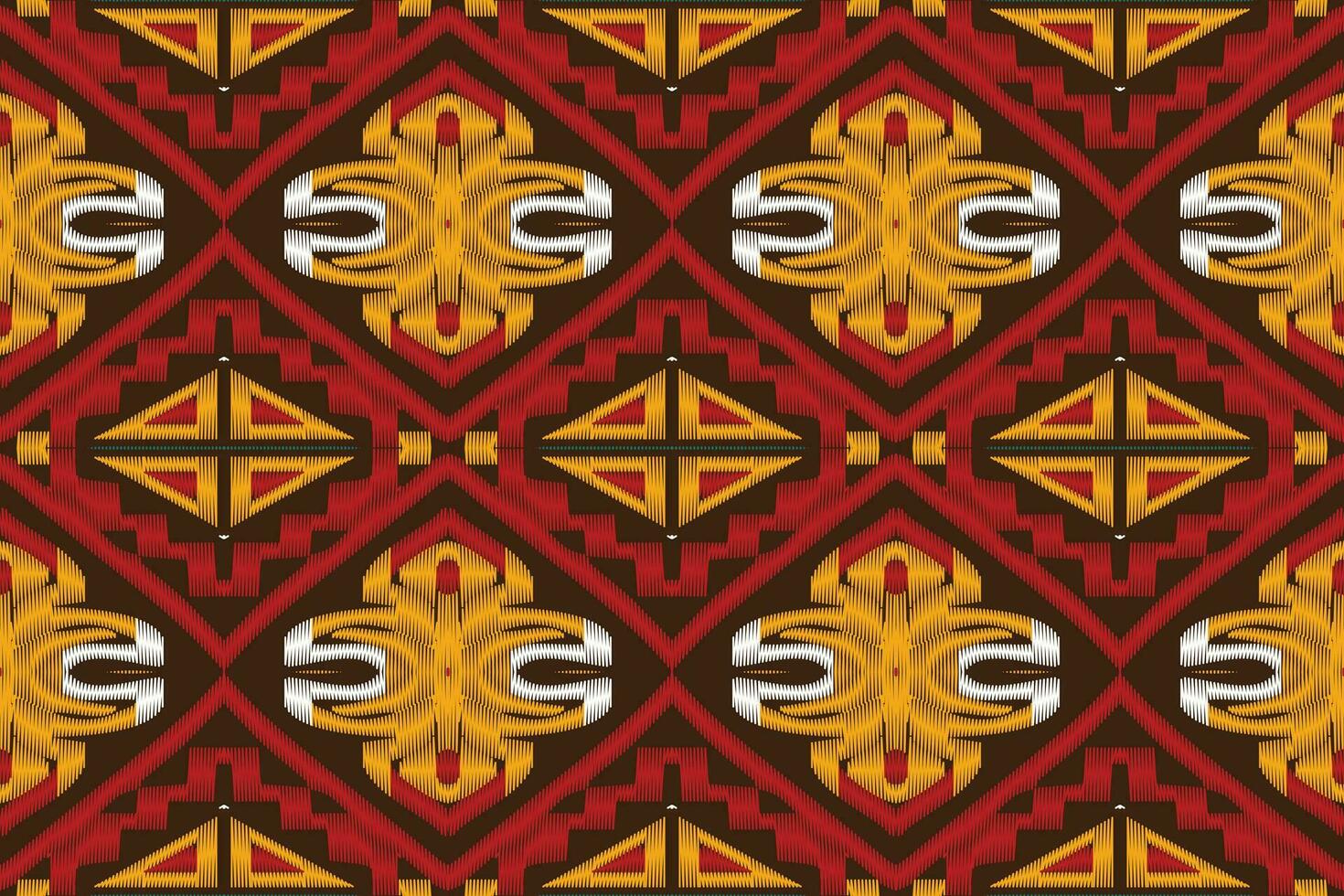 ikat damasco cachemir bordado antecedentes. ikat damasco geométrico étnico oriental modelo tradicional. ikat azteca estilo resumen diseño para impresión textura,tela,sari,sari,alfombra. vector