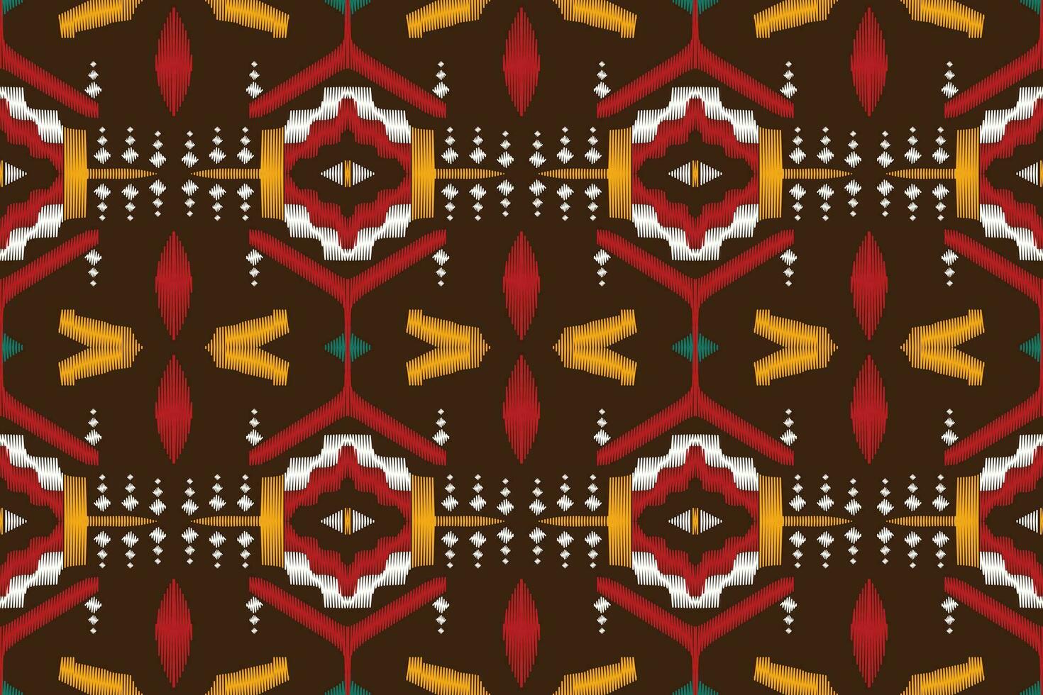 ikat floral cachemir bordado antecedentes. ikat modelo geométrico étnico oriental modelo tradicional. ikat azteca estilo resumen diseño para impresión textura,tela,sari,sari,alfombra. vector