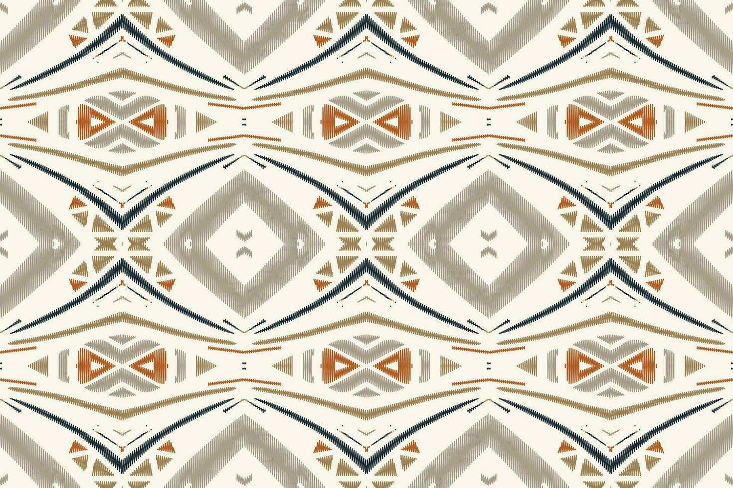 Ikat Damask Paisley Embroidery Background. Ikat Patterns Geometric Ethnic Oriental Pattern Traditional. Ikat Aztec Style Abstract Design for Print Texture,fabric,saree,sari,carpet. vector
