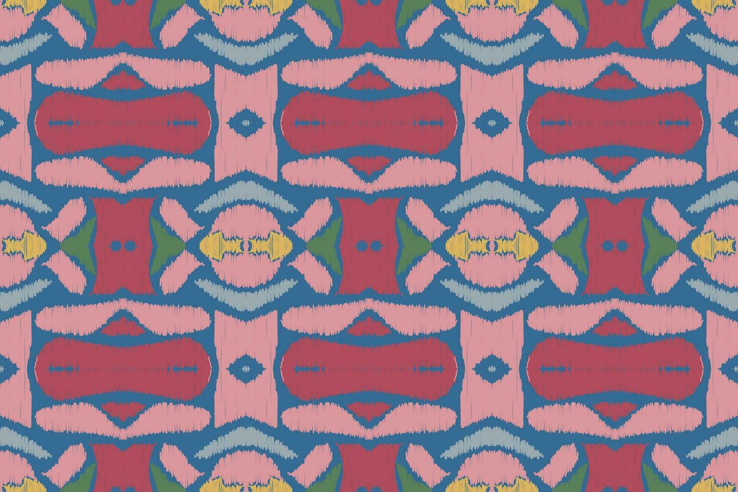 ikat damasco cachemir bordado antecedentes. ikat flor geométrico étnico oriental modelo tradicional. ikat azteca estilo resumen diseño para impresión textura,tela,sari,sari,alfombra. vector