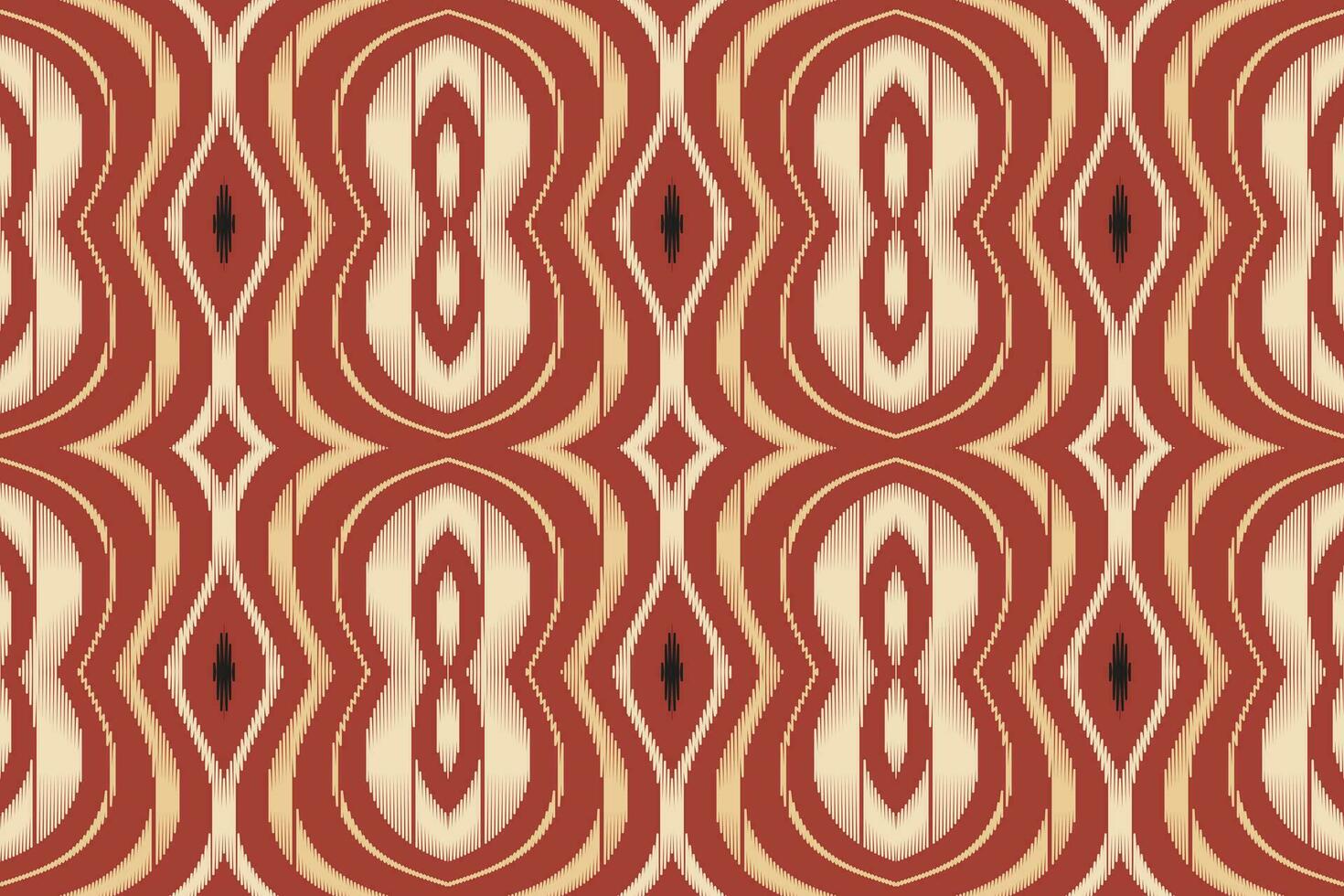 Ikat Damask Paisley Embroidery Background. Ikat Design Geometric Ethnic Oriental Pattern traditional.aztec Style Abstract Vector illustration.design for Texture,fabric,clothing,wrapping,sarong.